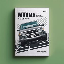 1996-2005 Mitsubishi Magna Verada Service Repair Workshop Manual PDF