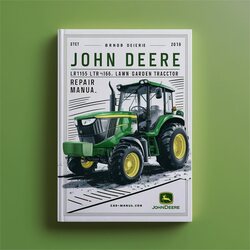 JOHN DEERE ModelS LTR155 LTR166 LTR180 LAWN GARDEN Tractor Manual de servicio y reparación 