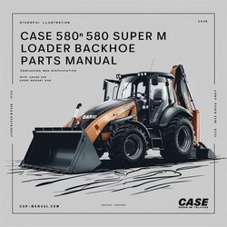 Case 580M 580 Super M Loader Backhoe Tractor Parts Catalog PDF