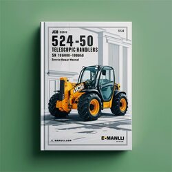 JCB 524-50 Telescopic Handlers (LOADALL) SN 1068000-1069456 Service Repair Workshop Manual PDF