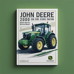 2000 John Deere 2100 2200 2300 2400 Tractors (TM1563) Service Repair Workshop Manual PDF