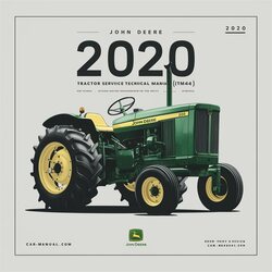 2020 John Deere Tractor (TM1044) Service Repair Workshop Manual PDF