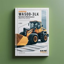 Komatsu WA500-3LK Wheel Loader Operation (serial Number: A71001 Up) Maintenance Serial Service Repair Workshop Manual PDF