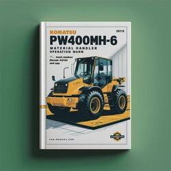 Komatsu Pw400mh-6 Material Handler Operation (serial Number: A84210 Up) Maintenance Serial Service Repair Workshop Manual PDF