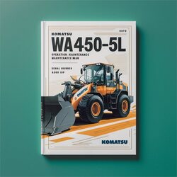 Komatsu WA450-5L Wheel Loader Operation (serial Number: A36001 Up) Service Repair Workshop Manual PDF