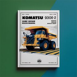 Komatsu 930E-2 Dump Truck (serial Number: A30255 Thru A30291) Service Repair Workshop Manual PDF