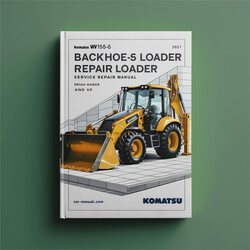 Komatsu WB156-5 Backhoe Loader (serial Number: A63001 Up) Service Repair Workshop Manual PDF
