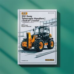 JCB 532 Sway Telescopic Handlers (LOADALL) SN 0767000-1036593 Service Repair Workshop Manual PDF