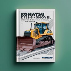 Komatsu D75S-5 Dozer Shovel Operation (serial Number: 16538 Up) Service Repair Workshop Manual PDF