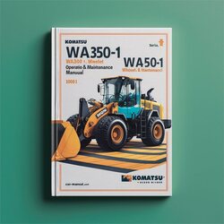 Komatsu WA350-1 WA400-1 WA450-1 Wheel Loader Operation (serial Number: 10001 Up) Service Repair Workshop Manual PDF
