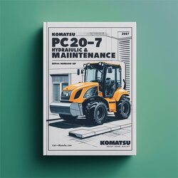 Komatsu PC20-7 Hydraulic Excavator Operation (serial Number: 35001 Up) Service Repair Workshop Manual PDF
