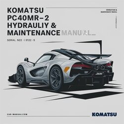 Komatsu Pc40mr-2 Pc50mr-2 Hydraulic Excavator Operation (serial Number: 8001 Up 5001 Up) Service Repair Workshop Manual PDF