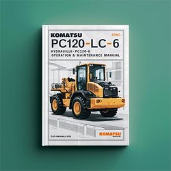 Komatsu PC120-6 Pc120lc-6 Hydraulic Excavator Operation (serial Number: 70001 Up) Service Repair Workshop Manual PDF