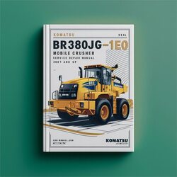 2001 Komatsu Br380jg-1e0 Mobile Crusher (serial Number: Up) Service Repair Workshop Manual PDF