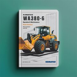 Komatsu WA380-6 Wheel Loader Operation (serial Number: 65001 Up) Service Repair Workshop Manual PDF