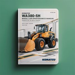 Komatsu WA380-5H Wheel Loader Operation (serial Number: Wa380h50051 Up) Service Repair Workshop Manual PDF
