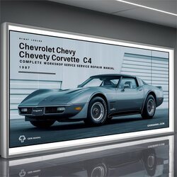 1987 Chevrolet Corvette Chevy C4 Service Repair Workshop Manual PDF