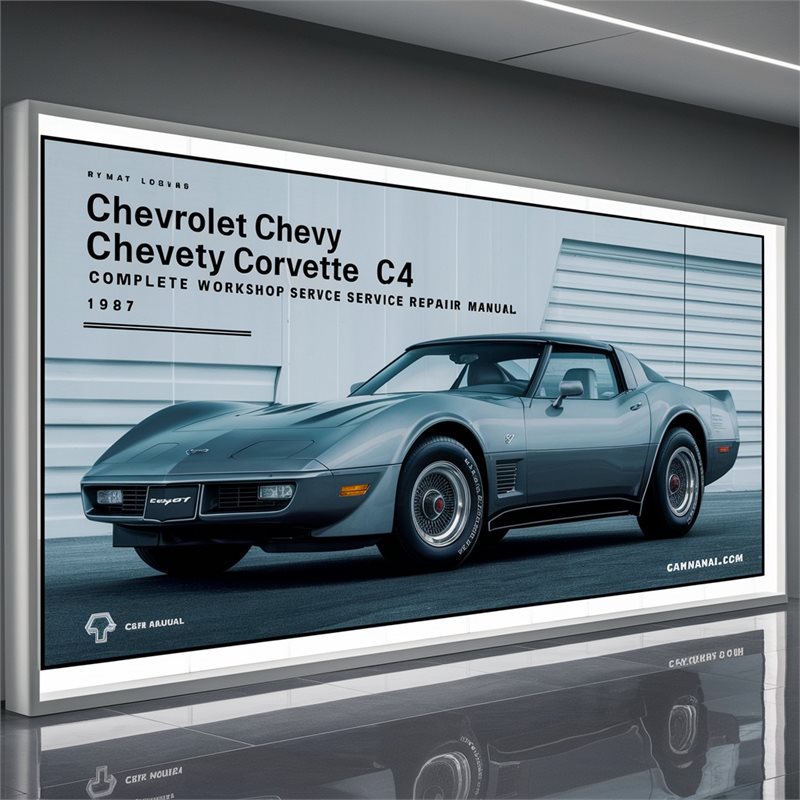 1987 Chevrolet Corvette Chevy C4 Service Repair Workshop Manual PDF