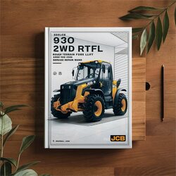 JCB 930 2WD Rtfl (rough Terrain Fork Lift) SN 1280000-1281999 Service Repair Workshop Manual PDF