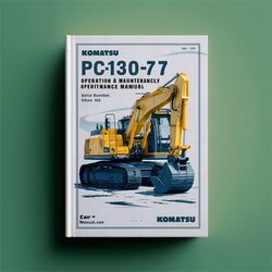 Komatsu PC130-7 Hydraulic Excavator Operation (serial Number: DBM0001 Up) Maintenance Serial Service Repair Workshop Manual PDF