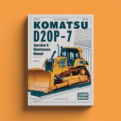 Komatsu D20A-7 D20PL-7 D20pll-7 D20P-7A D21A-7 D21P-7A Bulldozer Operation Service Repair Workshop Manual PDF