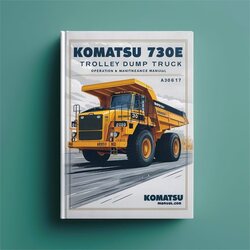 Komatsu 730E Trolley Dump Truck Operation (serial Number: A30617 Up) Service Repair Workshop Manual PDF