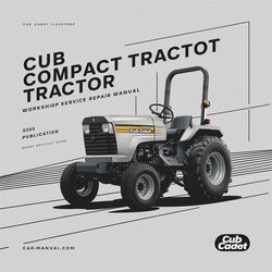 Cub Cadet Compact Tractor 7265 Service Repair Workshop Manual PDF