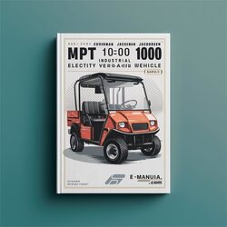 2004-2019 EZ-GO Cushman Jacobsen MPT 1000 Industrial Electric Powered Utility Vehicles Service Repair Workshop Manual PDF