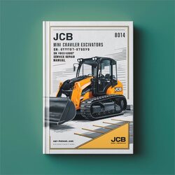 JCB 8014 Mini Crawler Excavators SN 0791000-0795999 Service Repair Workshop Manual PDF