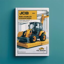 JCB 8014 Mini Crawler Excavators SN 1282000-1283999 Service Repair Workshop Manual PDF