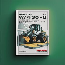 Komatsu WA430-6 Wheel Loader Operation (serial Number: 65001 Up A41001 Up) Service Repair Workshop Manual PDF