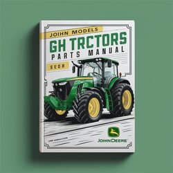 John Deere Models GH Tractors Parts Catalog PDF