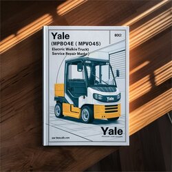 Yale MPB040E (B827) MPW045E (B802) Electric Walkie Pallet Truck Service Repair Workshop Manual PDF