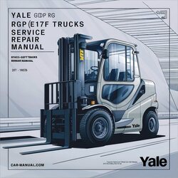 Yale GDP RG (E177) Forklift Trucks Service Repair Workshop Manual PDF