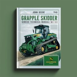 John Deere JD740 Grapple Skidder (TM1101) Service Repair Workshop Manual PDF