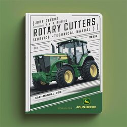 John Deere 3 6 8 9 Series Rotary Cutters (TM1394) Service Repair Workshop Manual PDF