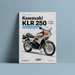 1986 Kawasaki KLR Series 250 KL250-D3 Service Repair Workshop Manual PDF