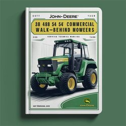 John Deere 38 48 54-INCH Commercial Walk-behind Mowers (TM1488) Service Repair Workshop Manual PDF