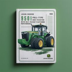 John Deere 9501 PULL-TYPE Sombine Belt Pickup Platform SN 635401-645700 Parts Catalog PDF