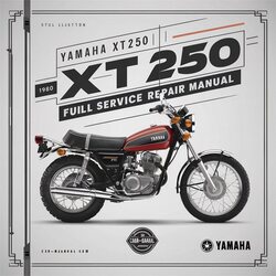 1980 Yamaha XT Models XT250 250 Service Repair Workshop Manual PDF