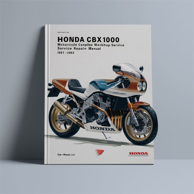 1981-1982 Honda CBX Models CBX1000 Motorcycle Service Repair Workshop Manual PDF