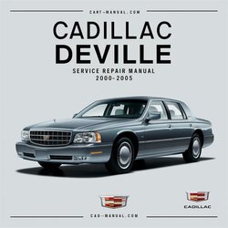 2000-2005 Cadillac Deville Service Repair Workshop Manual PDF