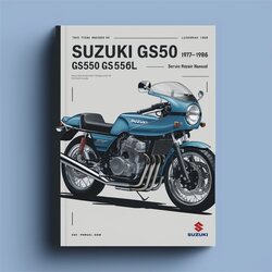 1977-1986 Suzuki GS Series GS550 GS550E GS550L Service Repair Workshop Manual PDF