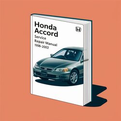 1998-2002 Honda Accord Service Repair Workshop Manual PDF