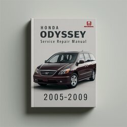 2005-2009 Honda Odyssey Service Repair Workshop Manual PDF