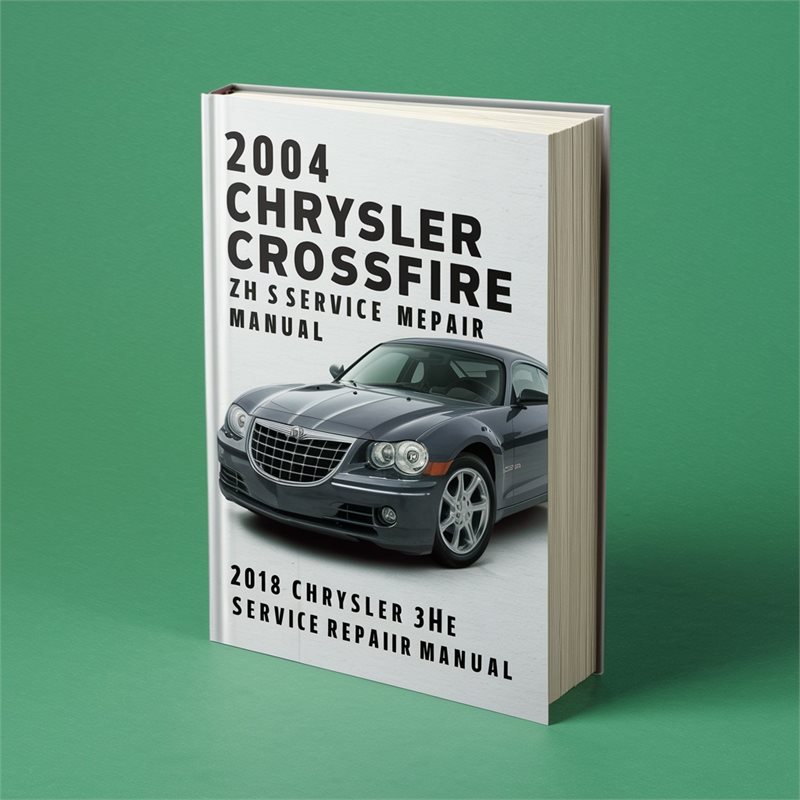 2004 Chrysler Crossfire Service Repair Workshop Manual PDF