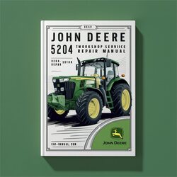 John Deere 5204 Tractor Service Repair Workshop Manual PDF