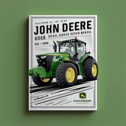 John Deere 6068 Diesel Engine Service Repair Workshop Manual PDF