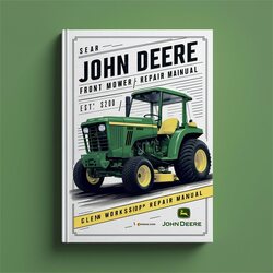 John Deere F510 Front Mower Service Repair Workshop Manual PDF