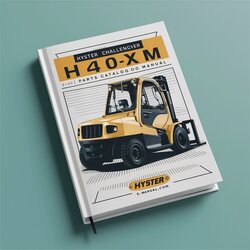 Hyster Challenger H40XM D001 Forklift Parts Catalog PDF